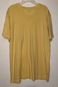 Women’s Yellow Old Navy T-shirt Basic V-neck L Large - Picture 1 of 5