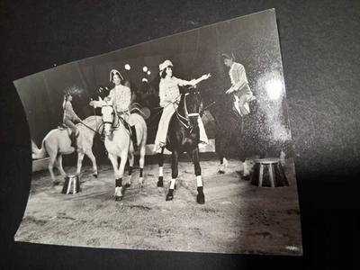 DDR presse foto 12x18 EHEPAAR RUDAT Hohe Schule ZIRKUS AEROS circus cirque circo - Bild 1 von 2