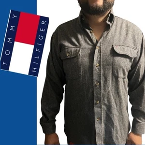 68%Wool shirt by Tommy Hilfiger.  Size L  - Picture 1 of 8