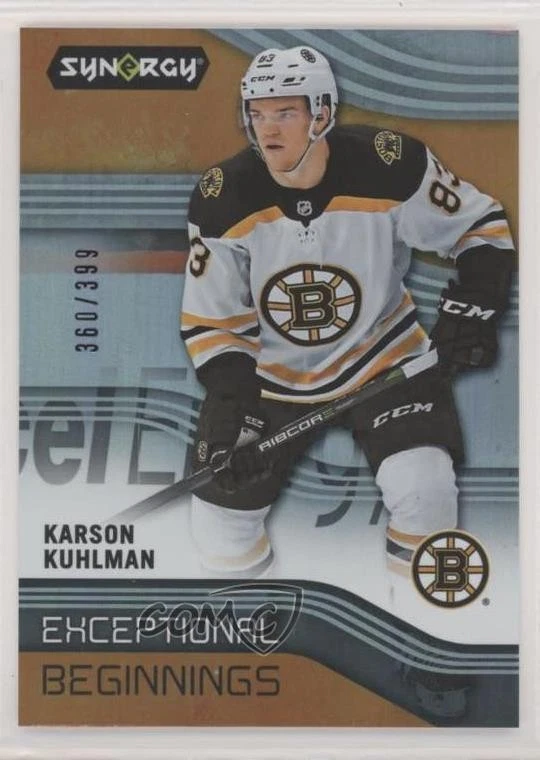 2019 Synergy Exceptional Beginnings Orange /399 Karson Kuhlman #EB-19 Rookie RC - Image 1 of 2