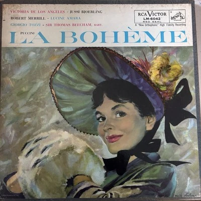 Puccini: La Boheme - Victoria De Los Angeles, et al - Vinyl 2XLP Box 1956 NM/VG+ - Image 1 of 4