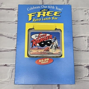 The Lone Ranger Miniature Lunch Box Cheerios 60th Anniversary 2001 General Mills - Picture 1 of 8