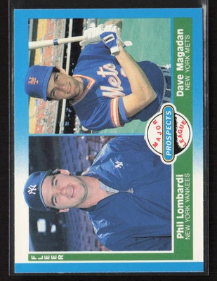 Phil Lombardi / Dave Magadan 1987 Fleer #648 - Image 1 of 2