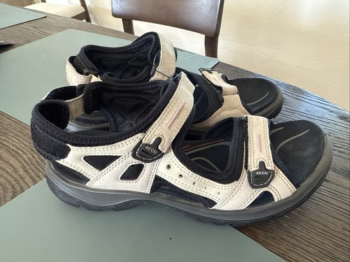 Ecco Yucatan Sandali Outdoor Offroad Donna 41 EU 10 10.5 US Marrone Chiaro Rosa ��