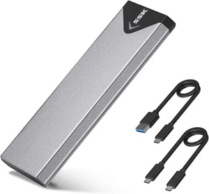 GENUINE SSK M.2 SSD ENCLOSURE SHE-C325 Pro Type C USB 3.2 Gen 2 NVME SATA READ - Afbeelding 1 van 12