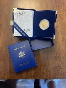 1997 W $25 Gold Eagle Proof Ultra Cameo w/ OGP Box & COA - Picture 1 of 4