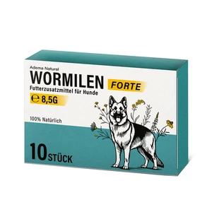 NEU: WORMILEN Wurmmittel sekundierend Wormwood Extrakt Hund Natürliche Formel - Bild 1 von 6
