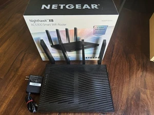 Netgear Nighthawk X8 AC5300 Tri-Band Wireless Smart WiFi Router R8500 Wi-Fi - Picture 1 of 4