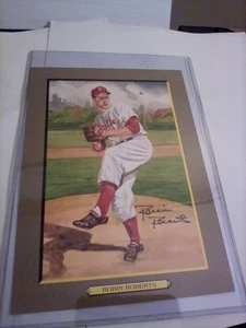 Postal firmada por Robin Roberts de la corte Pérez Steele Great Moments ENVÍO GRATUITO - Imagen 1 de 3