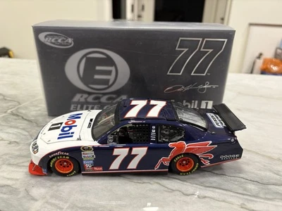 DAMAGED Sam Hornish Jr 2008 Mobil 1 ELITE COT Nascar 1/24 Diecast Dodge Charger - Image 1 of 4