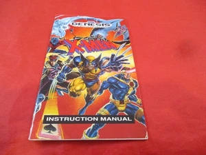 X-Men 1 Sega Genesis Instruction Manual Booklet ONLY - Picture 1 of 2