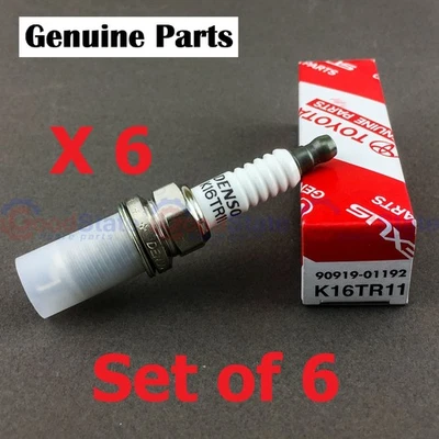 Genuine Toyota Prado 120 90 Series VZJ 5VZ 3.4 Petrol Spark Plug x6 - Image 1 of 4