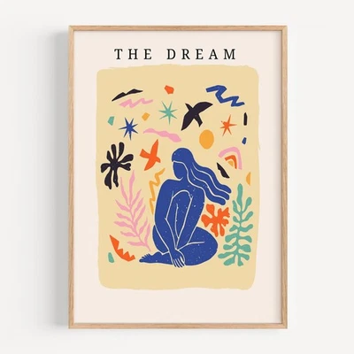 Matisse Retro Vintage Museum Art Poster Print A47_ - Image 1 of 4