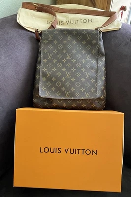 Louis Vuitton Klassiker Rar Musette Salsa GM crossbody wenig Patina LV-Qualität  - Bild 1 von 4