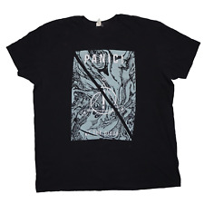 Panic At The Disco Men's Size 2Xl XXL Graphic Logo T-Shirt Black Concert Tee