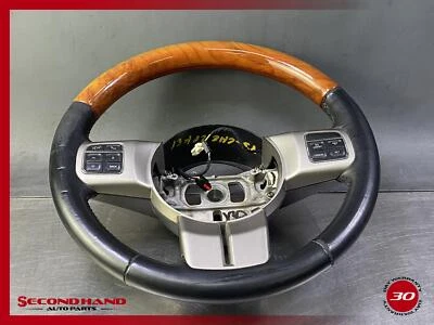 Volante Jeep Grand Cherokee 2011-2013 con interruptor de control de crucero grano de madera Foto 1 de 4
