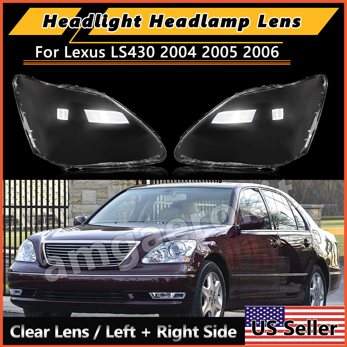 LEXUS LS430 後期型　ヘッドライト オートパーツオンライン]ヘッドランプ(B) セルシオ LS430 (UCF30
