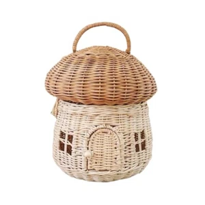 Presents Rattan Woven Bag for Christmas Thanksgiving New Year and Other Holiday - Picture 1 of 8