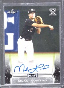 2020 Leaf Draft Auto Milan Tolentino #BA-MT1 Auto - Picture 1 of 2