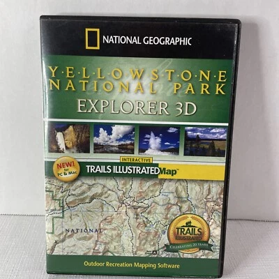 National Geographic Yellowstone National Park Explorer 3D Mapping Software - Image 1 of 4