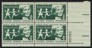 #1135 4c American Dental Assn, Plate Block [26439 LR] **ANY 5=FREE SHIPPING** - Picture 1 of 1