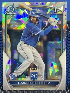 2023 Bowman Chrome LIZANDRO RODRIGUEZ Atomic Refractor KC Royals 1st Bowman - Picture 1 of 2