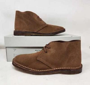 Stivali MacAlister nuovi uomo 8 J Crew 1990 adulti in camoscio Auburn - Foto 1 di 13