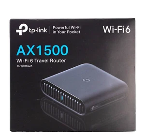 TP-Link Ultra-Portable Wi-Fi 6 Range Extender AX1500 Travel Router TL-WR1502X - Bild 1 von 8