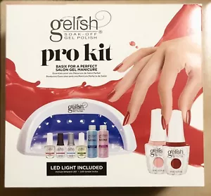 Gelish Harmony Salon Grade Professional Gel LED Soak Off Nail Polish Package Kit - Picture 1 of 5