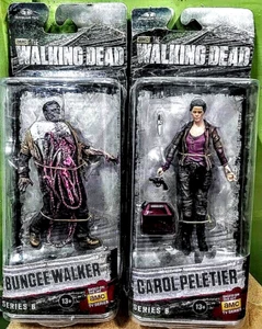 McFarlane Walking Dead action figure  - Carol Peletier & Bungee walking lot set - Picture 1 of 1