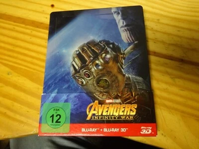 Blu Ray Steelbook Avengers Infinity War Deutsche Kaufversion Topzustand - Bild 1 von 2