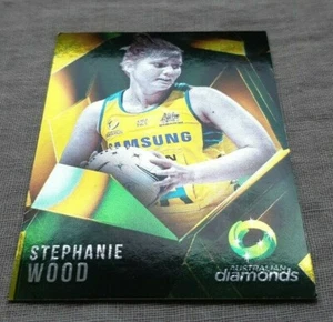 2018 Suncorp Super Netball Australian Diamonds Card AD-14 Stephanie Wood - Picture 1 of 2