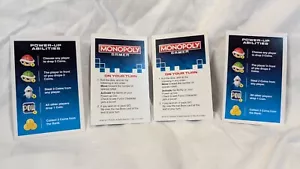 Monopoly Gamer Ersatz Spielstück - 4 Erinnerungskarten - Bild 1 von 1