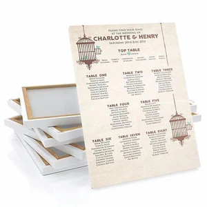 Plano personalizado de mesa de boda / plan de asientos grande A1 A2 A3 - Imagen 1 de 1