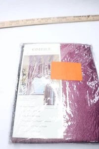 Ombre Panel Room Darkening Window Curtain Aubergine 50" W x 84" L - Picture 1 of 3