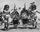 Hopi tribespeople traditional Hopi clothing performing a tradition Old Photo