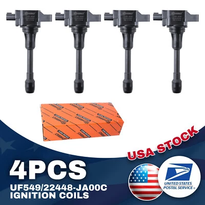 4x Bobinas de encendido UF549 22448-JA00C para Nissan Nissan Urvan L4 2,5 L 2009-2013 Foto 1 de 4