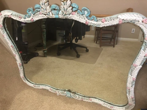 Barbola antique mirror large Cover