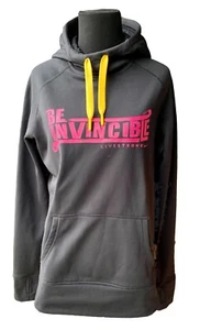 Nike Hoodie Women's M Livestrong Therma-Fit Be Invincible Black Pink Yellow - Picture 1 of 6