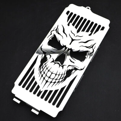 "Skull" Radiator Grill Cover Guard For Honda Spirit 750 Shadow ACE VT400 VT750 - Imagem 1 de 4