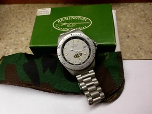 HAMILTON 9369 REMINGTON GRAU GHOST MILITÄR SPORTLER UHR LAUFEN SUPER SAUBER - Bild 1 von 12