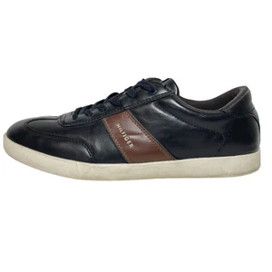 Tommy Hilfiger Shoes Men’s Sz 12 Sneakers Casual Faux Leather Navy Tallen VGUC - Picture 1 of 9