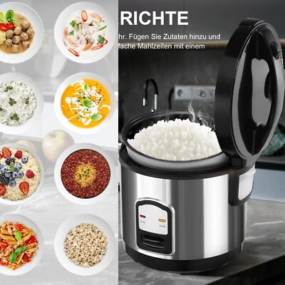 LEADGOODS Reiskocher Multikocher Dampfgarer Reis Kochtopf Schnellkochtopf Edelstahl DHL