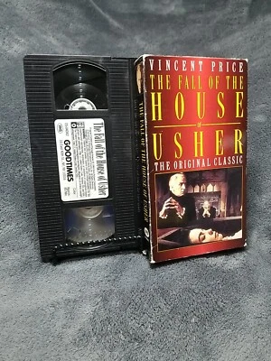 The Fall of the House of Usher (VHS, 1993) Vincent Price - Image 1 of 2