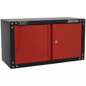 Modular 2 Door Wall Cabinet - 665 x 305 x 360mm - Locking Storage System - Picture 1 of 6