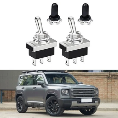 Interrupteur �� bascule pratique 3 positions 12V 25A SPDT ONOffON pour applicati - Photo 1/4