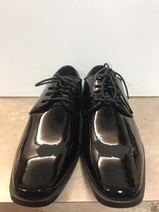 joseph abboud black patent dress shoe