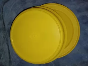 TUPPERWARE Seal N Serve GELB Schüssel mit Deckel 1206 & 1207 - Bild 1 von 4