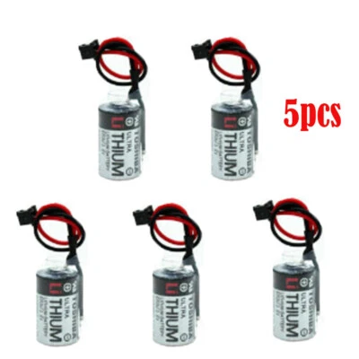 5pcs JZSP-BA01 3.6V ER3V 1000mAh PLC Battery for Toshiba PLC CNC Machine Tools - Image 1 of 4