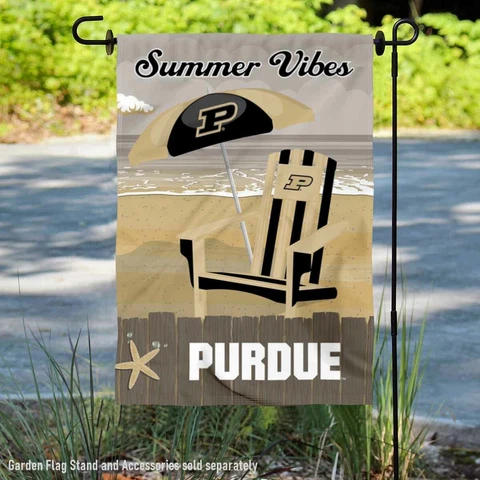 Purdue Boilermakers Summer Season Vibes Garden Flag and Yard Banner Cover